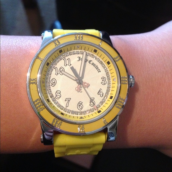 Juicy couture yellow watch!