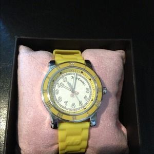 Juicy couture yellow watch!