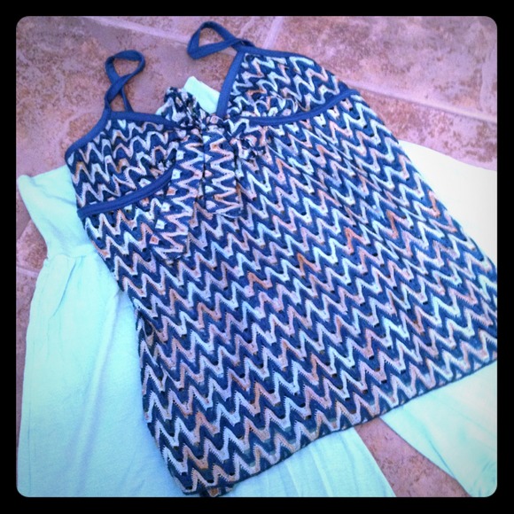 Cute cami in shades of green.