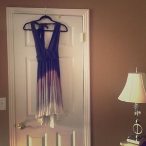 French Connection Ombré halter dress