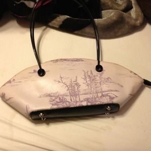Purple boat design bag