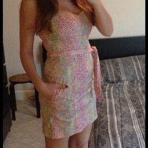 Strapless spring dress from H&M