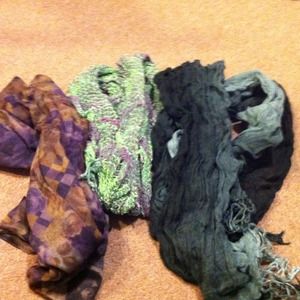 5 scarf bundle