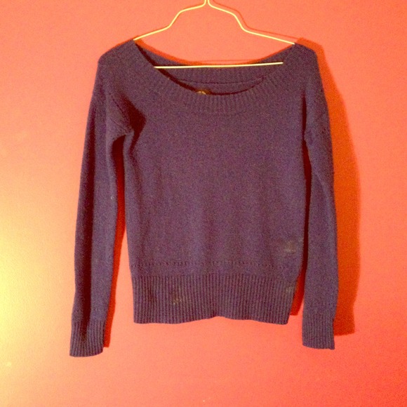 American Eagle Outfitters Sweaters - Blue Slouchy Sweater