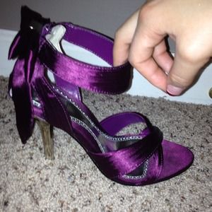 Purple dress heels