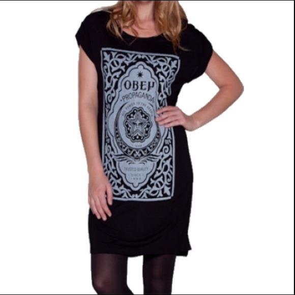 Brand new Obey shirtdress