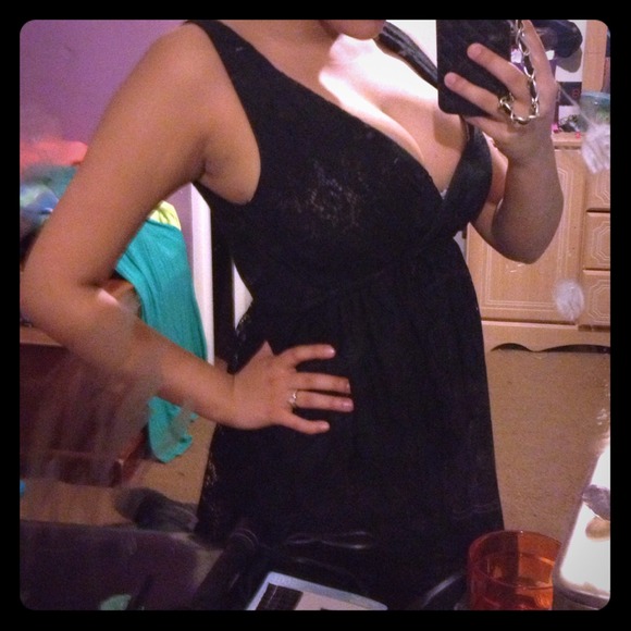 Beautiful black lace dress