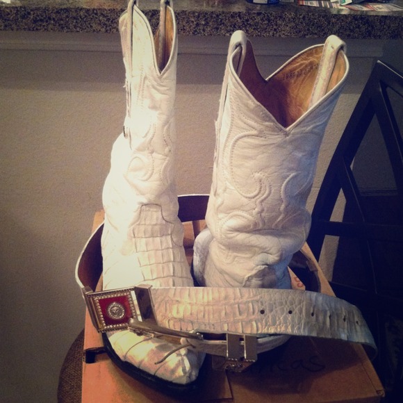 Men's whites boots