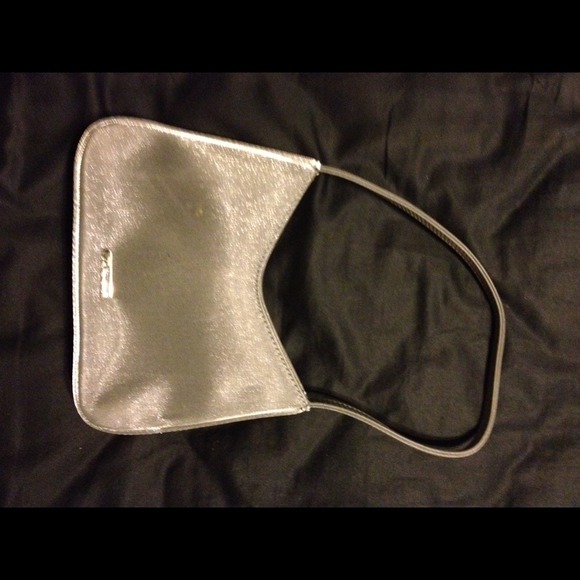 Silver Guess purse
