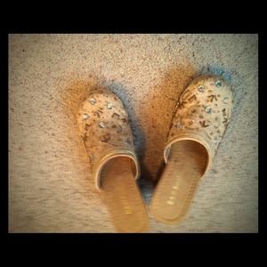 Clogs with Rhinestones..
