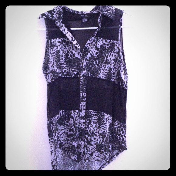 Tank top cheetah print