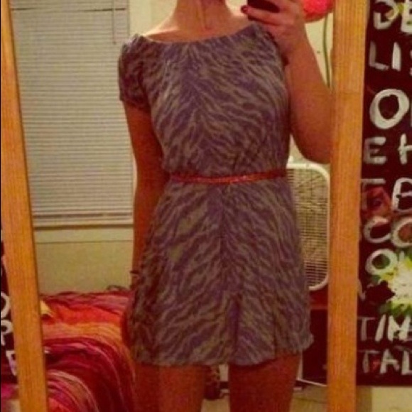 🎀Trade🎀Zebra print dress!