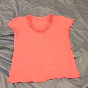 JCrew Ruffle Tee