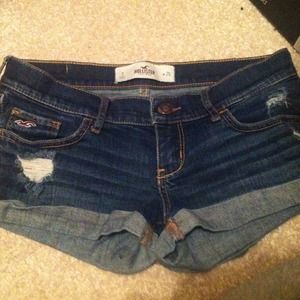 Demon HollisterCo shorts.