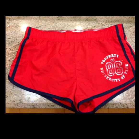 * Traded * Pink Victoria Secret Red & Blue shorts