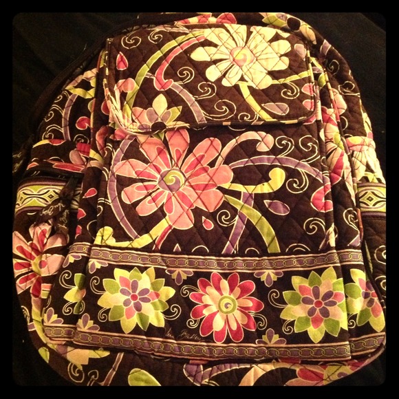 Purple Punch Vera Bradley Large Backpack
