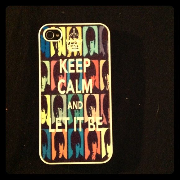 IPhone 4/4S case. Keep Calm and Let It Be. Beatles - Picture 1 of 1