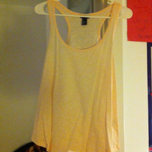 H&M Plain Light Peach Racerback Tank
