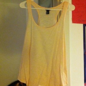 H&M Plain Light Peach Racerback Tank