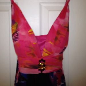 NWT long bright sundress size 10!