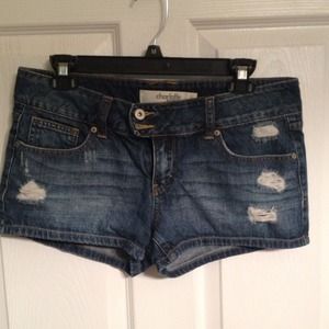 Denim shorts