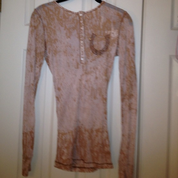 NWT size L horseshoe bling top!