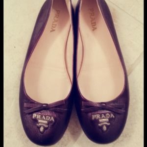 $$SOLD$$.   Prada flat shoes-100%Auth