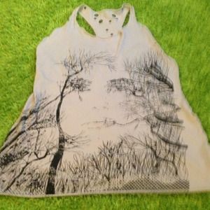 Bundle: red&graphic tnk, sequin shirt, crp sweater