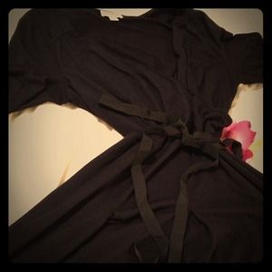 Ann Taylor Loft Navy wrap dress