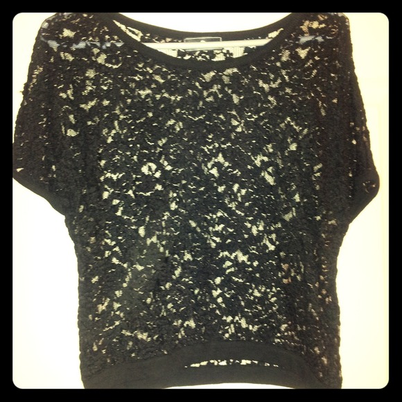 Black Lace Top