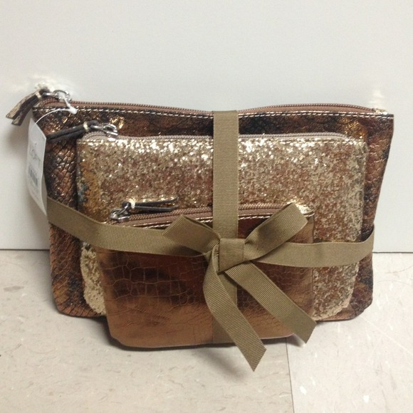 Set of three cosmetic bags from loft