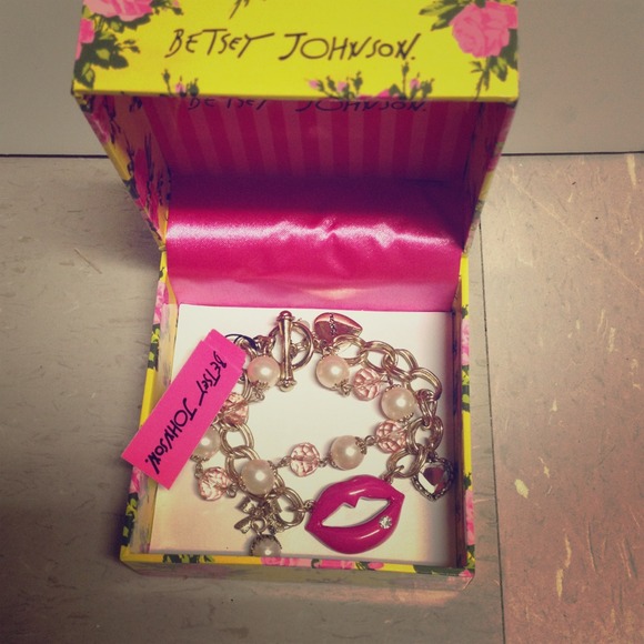 Betsy Johnson charm bracelet