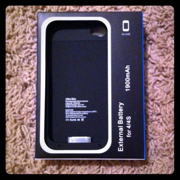 Reserved @jguffey iPhone 4/4s Blk External battery