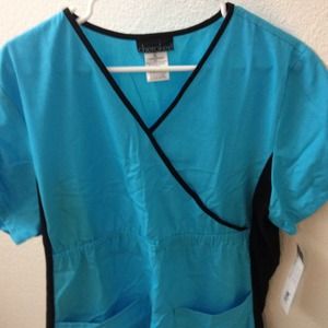 Sold!!! Cherokee flexible fit scrub top.