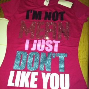 Small hot pink t shirt