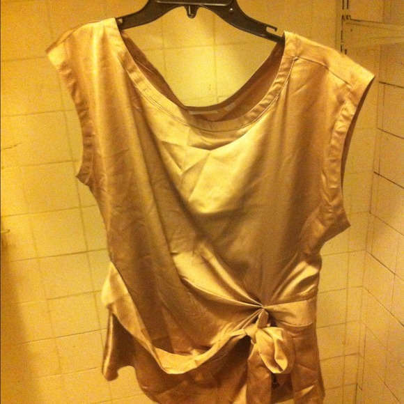 Gold blouse