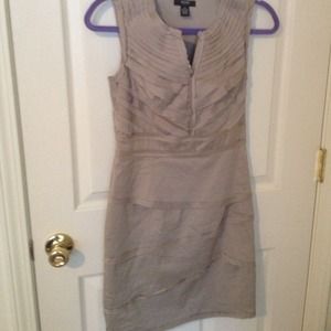 Cute tan dress for the office! Nwot