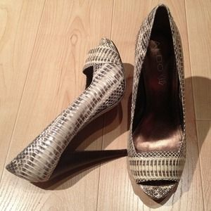 ALDO Python Platform Sandals