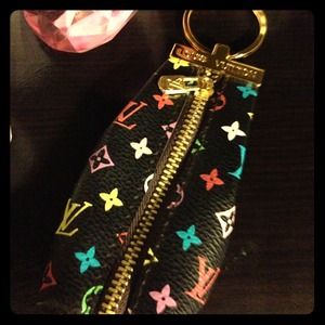 LV key chain pouch