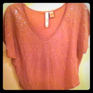 Sequined fashion top