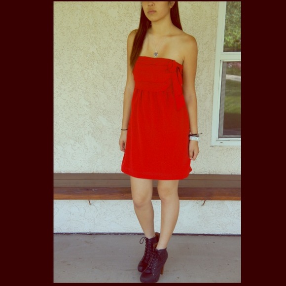 Radiant red dress