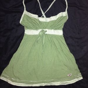 Green Hollister top
