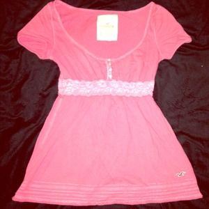 Pink Hollister top