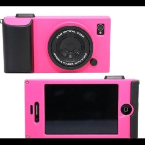 ❎SOLD❎💜Peach Retro Camera Case💜