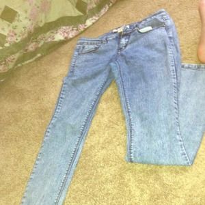 Pair of forever 21 jeans light blue
