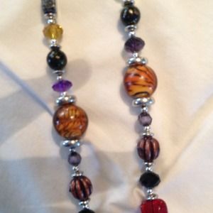 Cookie Lee Large Gem Stone Necklace