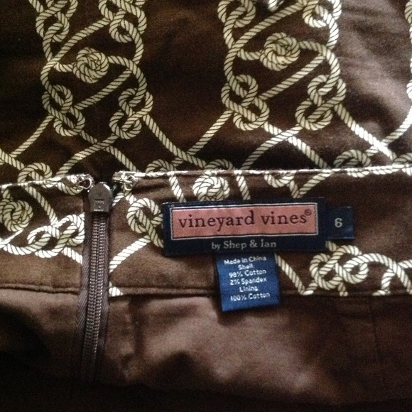 Vineyard Vines🐊⚓⛵ rope print skirt - Picture 2 of 2