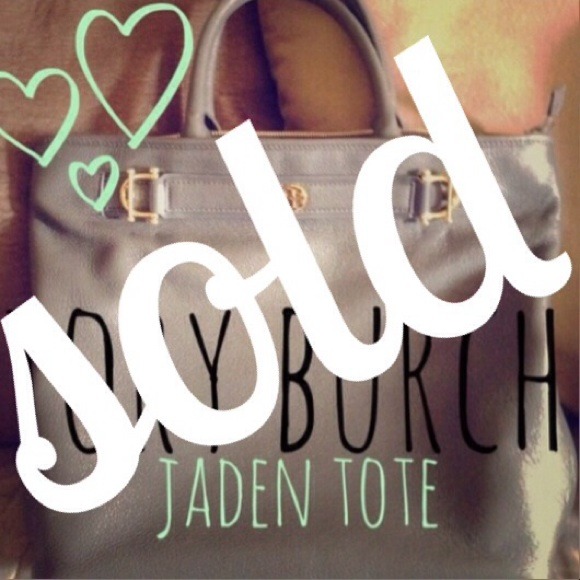 SOLD tory burch horsebit jaden tote