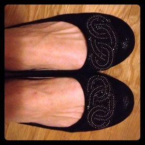 Antonio Melani black Petra flats
