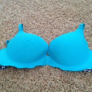 Sold. Sold Bright blue Victoria secret push up bra